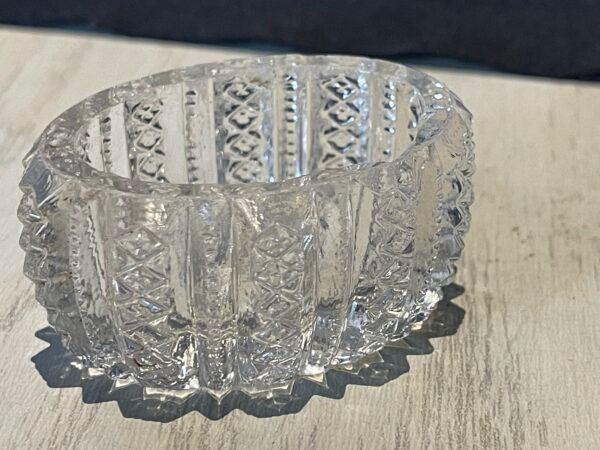 LOT OF 8 Antique/Vintage Crystal Cut Glass Salt Cellars - Image 4