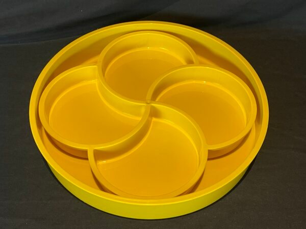 DANSK Vintage MCM Yellow Melamine Serving Tray