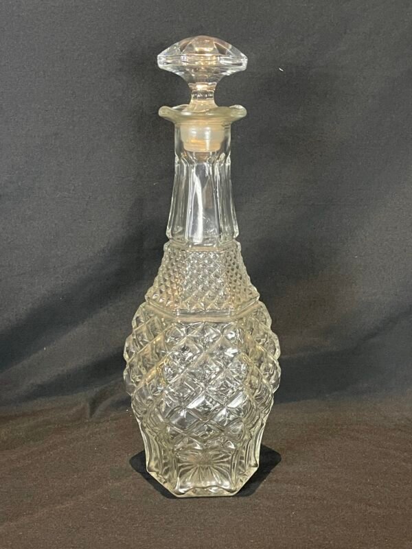 Vintage Glass bottle with stopper