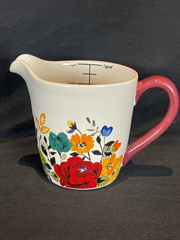 Pioneer Woman "Timeless Floral" 4 Cup Measuring Cup Love Beyond Measure - Image 2