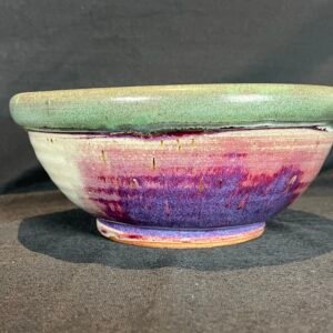 Beautiful Pottery Bowl Glazed signed Ann Bachman