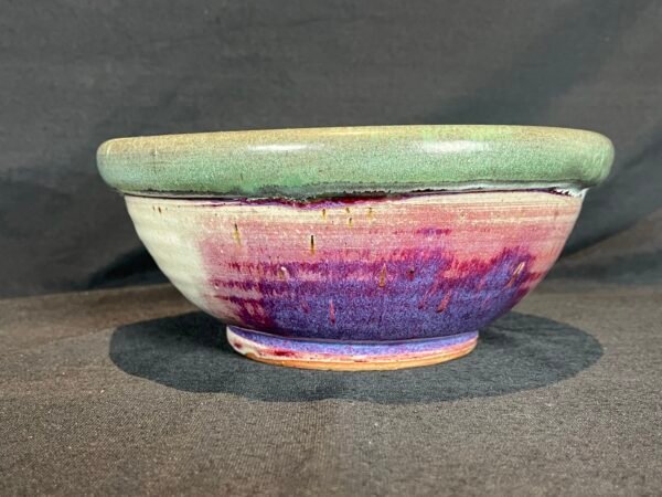 Beautiful Pottery Bowl Glazed signed Ann Bachman