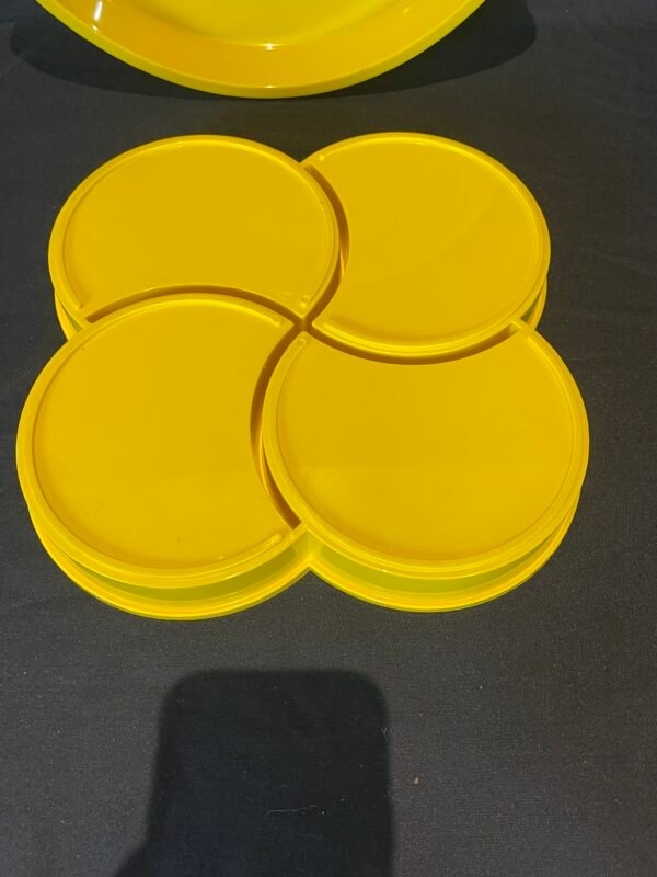 DANSK Vintage MCM Yellow Melamine Serving Tray - Image 3